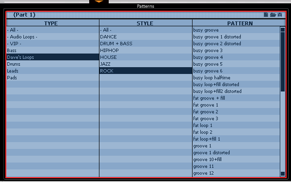 Kinetic 2 Groove Selector